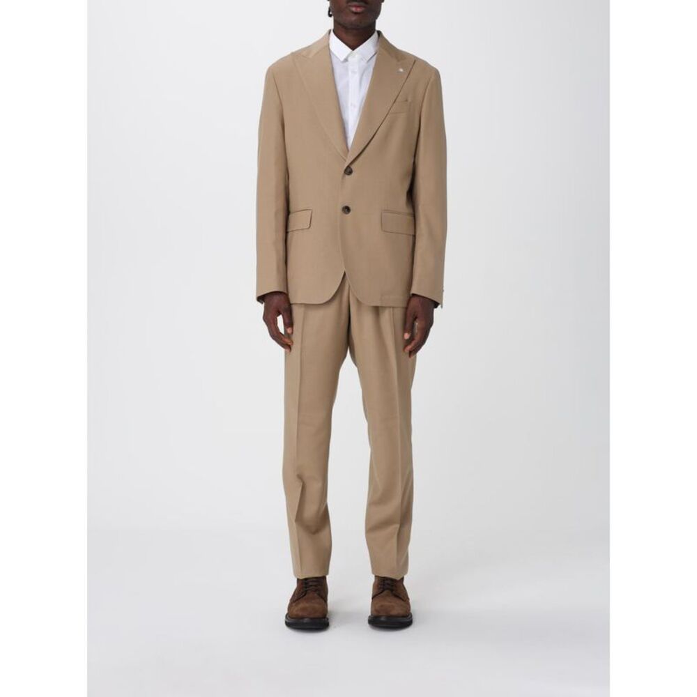Manuel Ritz Suit Men Beige